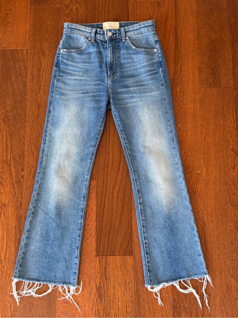 CQY Wes Crop Jean in Reverence Raw Hem size 26